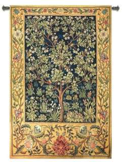   MORRIS TREE OF LIFE ART TAPESTRY WALL HANGING LARGE 56 X 80  