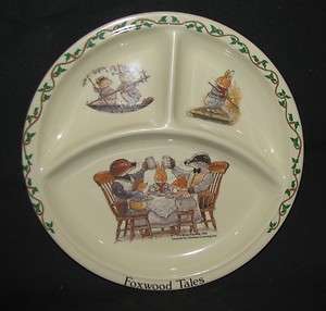 Foxwood Tales Divided Plate melamine ware  