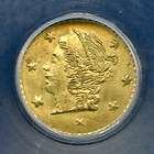 1871 CALIFORNIA FRACTIONAL GOLD $62 NGC PROOF LIKE BG 1