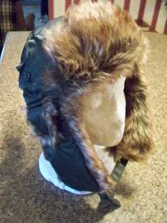   Faux Fur Winter Ski Trooper Trapper Ear Flap Hat Cap 1 size  