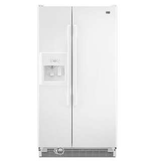 Maytag 21.7 Cu. Ft. 33 In. Wide Side By Side Refrigerator in White 