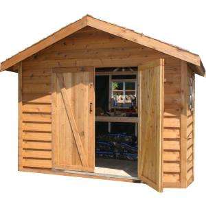 Star Lumber LLC 10 Ft. X 12 Ft. Deluxe Cedar Storage Shed YS1012D at 