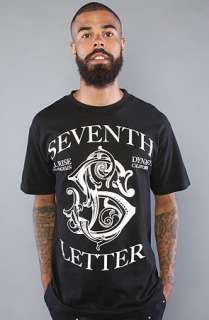 7th Letter The Seventh Seal Tee in Black  Karmaloop   Global 