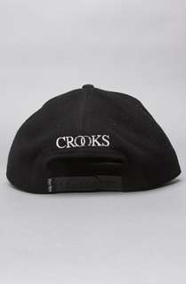 Crooks and Castles The Empyre Snapback Hat in Black  Karmaloop 