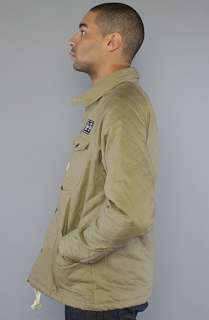 Crooks and Castles The Contractor Quilted Jacket in Barley  Karmaloop 