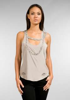 MADISON MARCUS Opulent Top in Warm Gray  