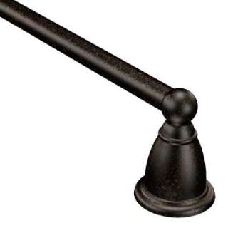 MOEN Brantford 24 in. Towel Bar in Oil Rubbed Bronze YB2224ORB at The 