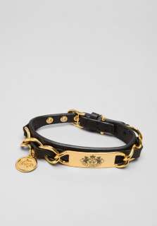 JUICY COUTURE Uptown Dog Collar in Black  
