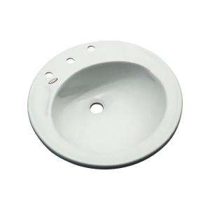 Thermocast Province Drop In Bathroom Sink 8 in Ice Gray (90880) from 