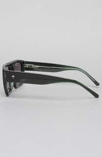 Contego Eyewear The White Sunglasses in Dark Turquoise Swirl 