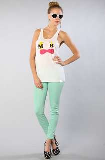 Married to the Mob The Bimbo Tank in White  Karmaloop   Global 