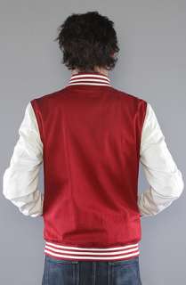 Joyrich The LA Cross Varsity Jacket in Red  Karmaloop   Global 