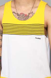 Analog The Boardwalk Tank in Corp Yellow  Karmaloop   Global 