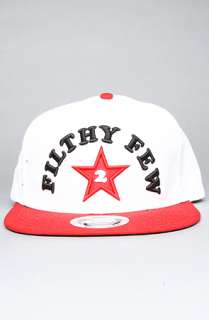 TRUKFIT The Filthy Few Snapback Cap in White Red  Karmaloop 