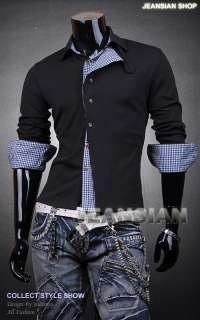SWM Mens Casual Designer Slim Shirts Polo Tops Western  