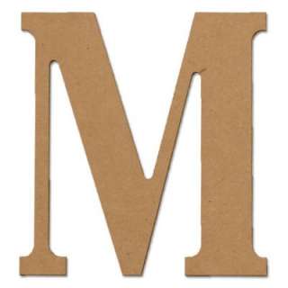   MIllworks 8 In. MDF Classic Wood Letter (M) 47372 