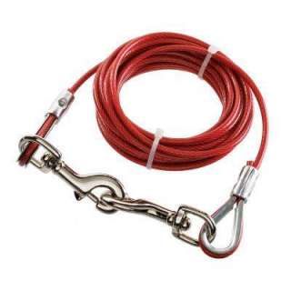 Crown Bolt 20 Ft. Wire Rope Dog Run 13090  