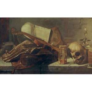 Kunstreproduktion Harmensz van Rijn Rembrandt Stilleben mit Büchern 