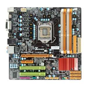 Biostar TH55HD Motherboard   Intel H55, LGA 1156, Dual DDR3 Support 