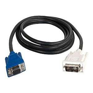 Cables to Go   VGA cable   DVI A (M)   HD 15 (F)   25 ft   black at 