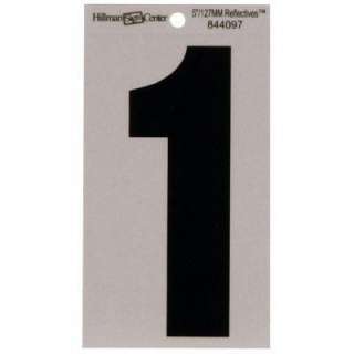 Hillman 5 In. Mylar Reflective Number 1 844097  