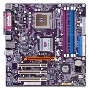 ECS P4M800Pro M Via Socket 775 MicroATX Motherboard / Audio / Video 