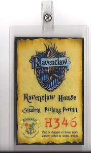 Harry Potter Student Parking Permit Ravenclaw  