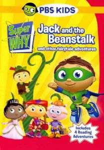 SUPER WHYJACK AND THE BEANSTALK & OT   DVD Movie 