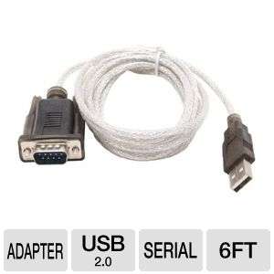 Sabrent 6 Ft USB 2.0 to Serial DB9 Adapter w/ Male Thumbscrews at 