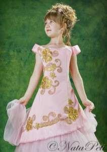FLOWER GIRL PAGEANT PRINCESS PARTY HOLIDAY DRESS 2686 PINK SIZE 4 6 