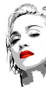 103 Madonna Pop Art Bilder Gemälde Handgemalt Bild  