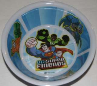 DC Comics Batman Superman Etc. Plate & Bowl Feeding Set  