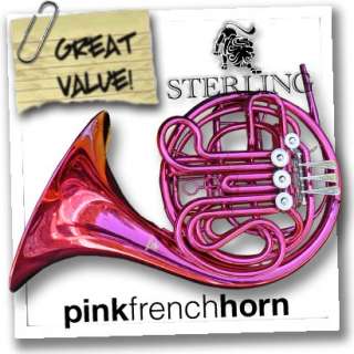 PINK Bb/F Double FRENCH HORN   Highest Quality   NEW  