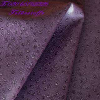 violet STRAUS Kunstleder Nappaleder für Kleidung weiches Leder Stoff 