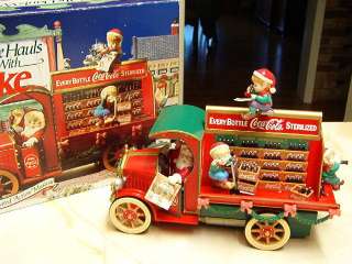 DECK THE HAULS WITH COKE COCA COLA ILLUMINTATED ACTION MUSICAL  NIB 