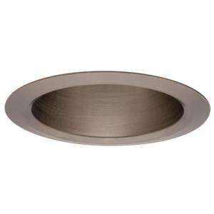 Lithonia Lighting Recessed 3 in. Brushed Nickel Open Shallow 