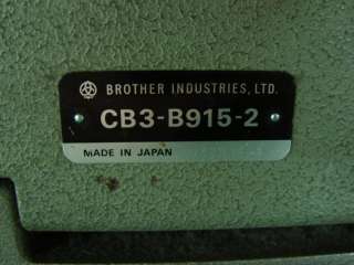 Brother CB3 B915 2 Sewing Machine Straight Button Stitch Industrial 