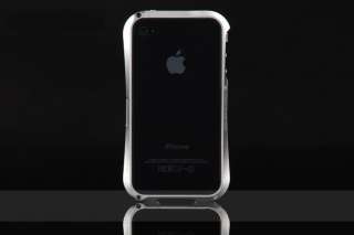 SELF] iPhone 4 Deff Draco Cleave Hülle Case Bumper Metall Alu Silber 