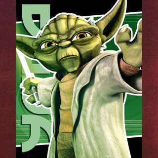 Star Wars The Clone Wars Yoda Poster  