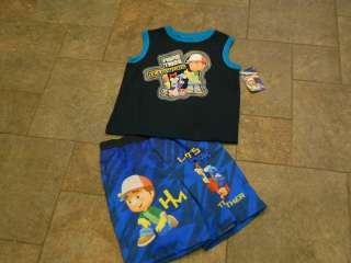 NWT Disney Handy Manny 2Pc Shorts Outfit 2T 3T 4T 5T  