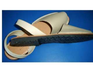 Orig. Öko Avarcas Menorca Sandalen Sandale Leder 40 handmade Neu in 