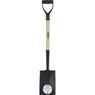 Ames 20 in. D Handle Steel Blade Spade Shovel 1531400 at The Home 