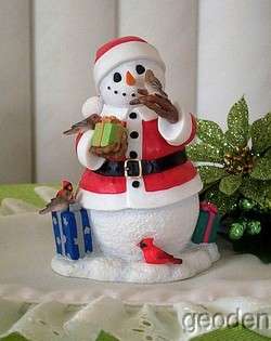 Lenox Santas Helper Snowman Snowoman Lynn Bywaters  
