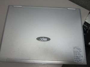 MPC TRANSPORT T2400 CORE 2 DUO 1.66GHZ 512MB LAPTOP  