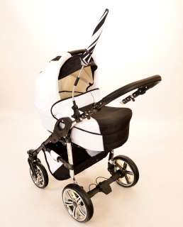 LUXUS Kombikinderwagen ORION 3 in 1 + Babyschale + GRATIS in 47 FARBEN 