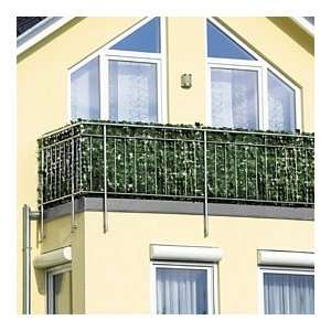 Sichtschutz Balkon Terasse 3x1m grün  Garten