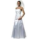 Brautkleid Helena mit schnürbarer Silhouette und gerafftem 