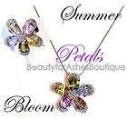 BEAUTY FOR ASHES OUTSTANDING FLOWER SUMMER BLOOM PETALS CZ MULTI COLOR 