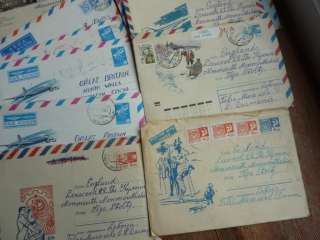 RUSSIA/LATVIA large collection 300+ airmail covers/postal stationery 