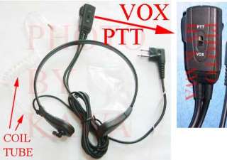 Surveillance VOX Throat Mic Motorola P110 P1225 GP300  